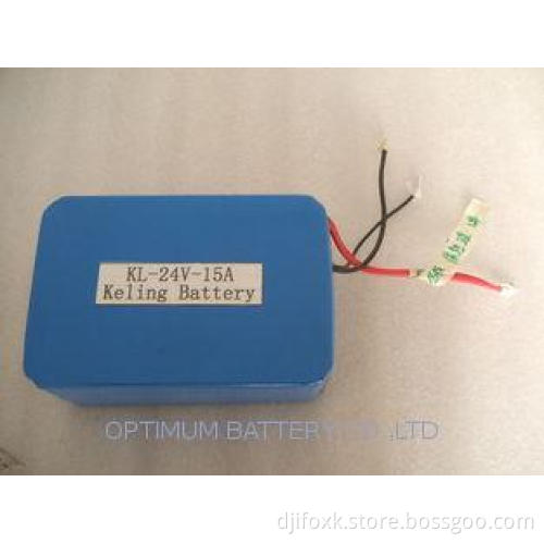 LiFePO4 24V15Ah Battery Packs For E-bicycle,Lithium Iron Ph